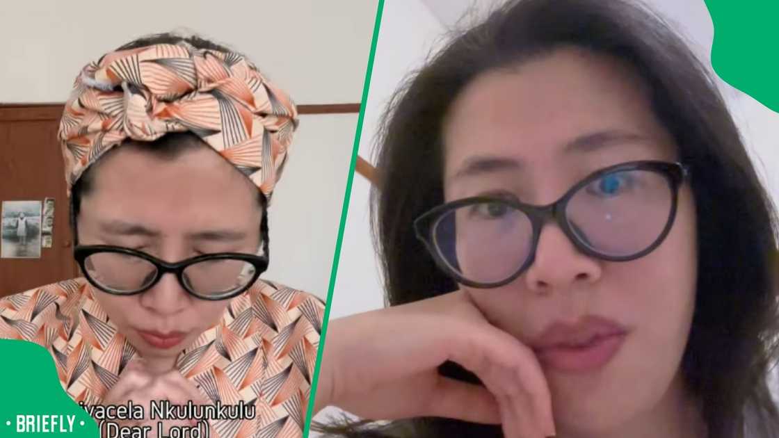 A young woman went viral.