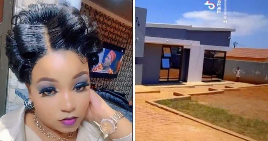 Woman who grew up as a orphan builds home from scratch Woman who grew up as a orphan builds home from scratch