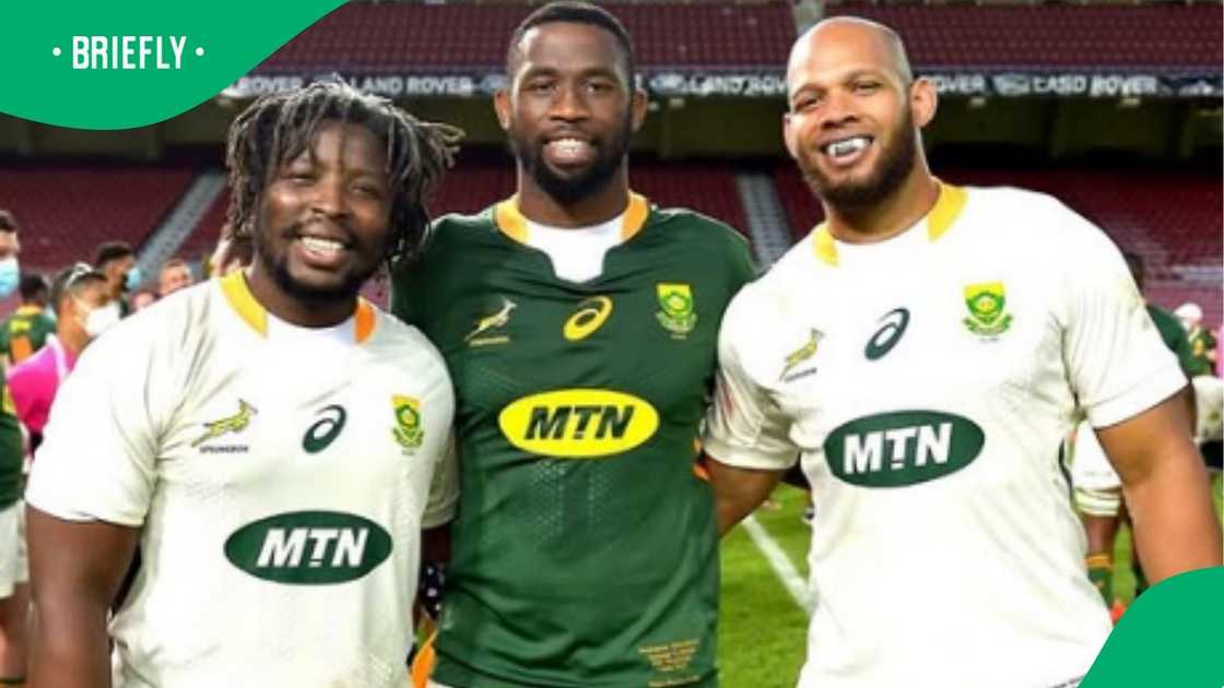 Siya Kolisi celebrate Scarra in style on his 34th birthday.