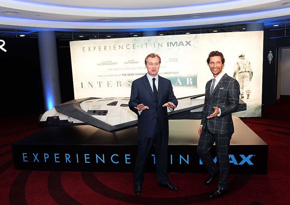 Christopher Nolan and Matthew McConaughey attend the Special Screening of 'Interstellar' at BFI IMAX