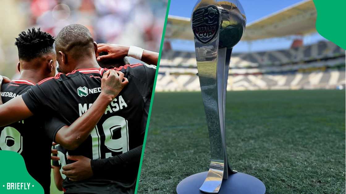 Favourites to win the Nedbank Cup between the three big clubs in the Premier Soccer League this season. Favourites to win the Nedbank Cup between the three big clubs in the Premier Soccer League this season.