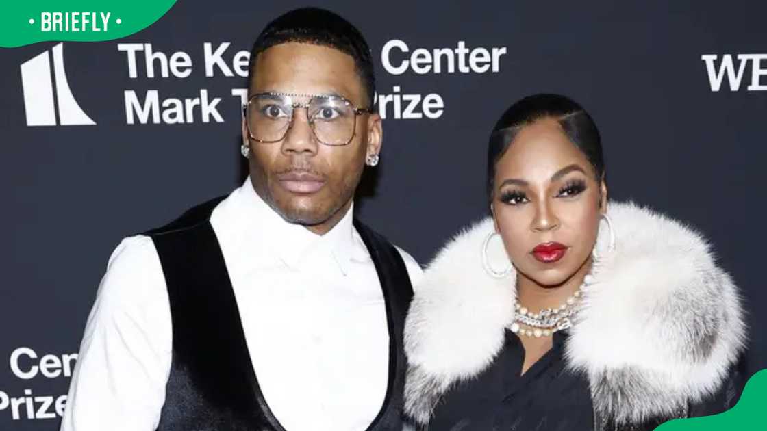 Nelly and Ashanti at an event