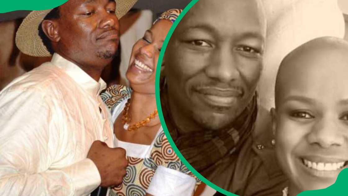 Actress Tsholofelo Matshaba with her late husband, Chris Matshaba Actress Tsholofelo Matshaba with her late husband, Chris Matshaba