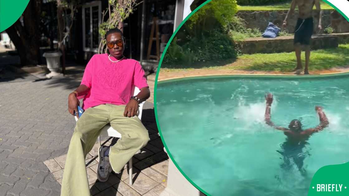 Man almost drowns