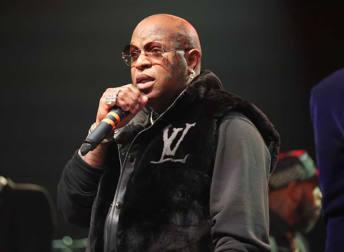 Cash Money Records CEO and Founder Birdman speaks to the audience Cash Money Records CEO and Founder Birdman speaks to the audience