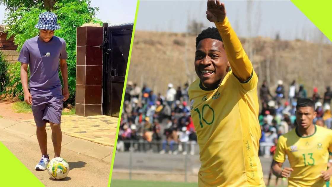 Mfundo Vilakazi showed off his impressive skills.