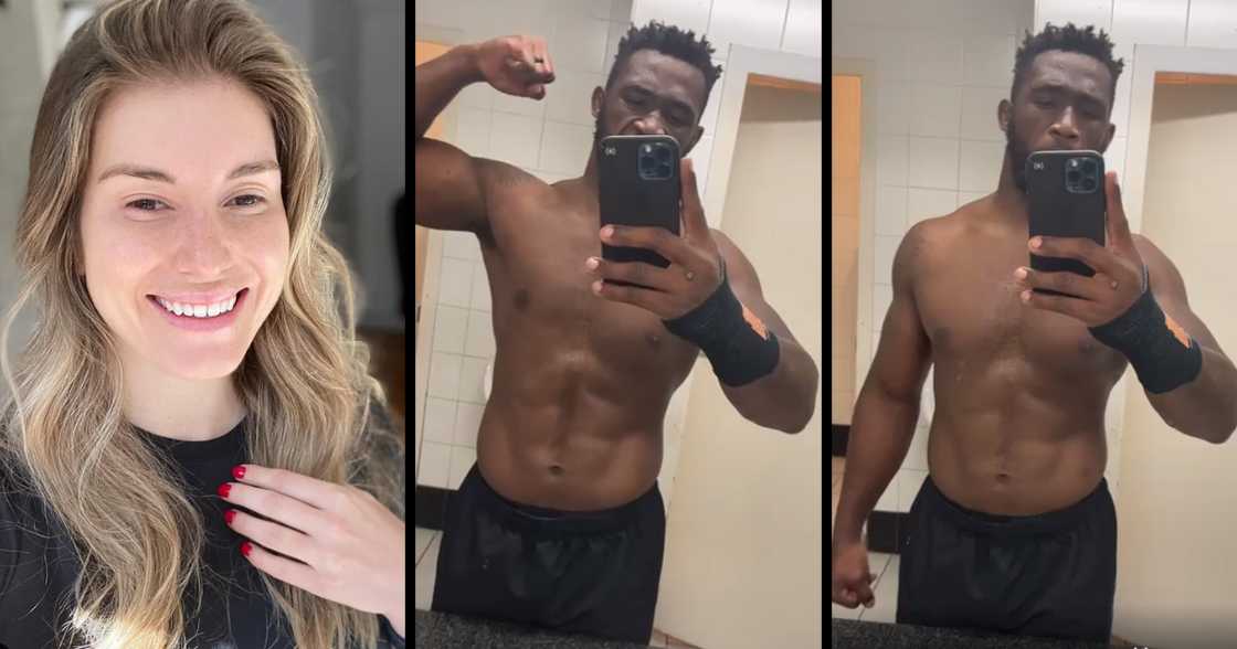 Rachel Kolisi, Siya Kolisi, gym, SA Rugby, Springboks, fitness, marriage Rachel Kolisi, Siya Kolisi, gym, SA Rugby, Springboks, fitness, marriage