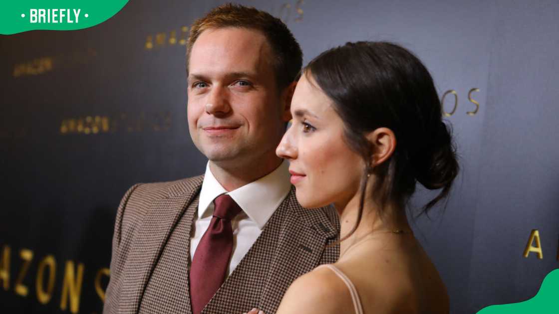 Patrick J. Adams and Troian Bellisario during the 2020 Amazon Studios Golden Globes After Party at The Beverly Hilton Hotel Patrick J. Adams and Troian Bellisario during the 2020 Amazon Studios Golden Globes After Party at The Beverly Hilton Hotel