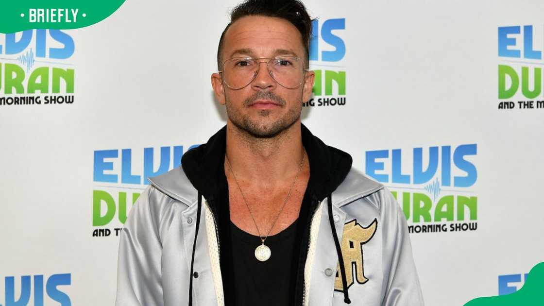 Carl Lentz at New York City’s Z100 Studio in 2017