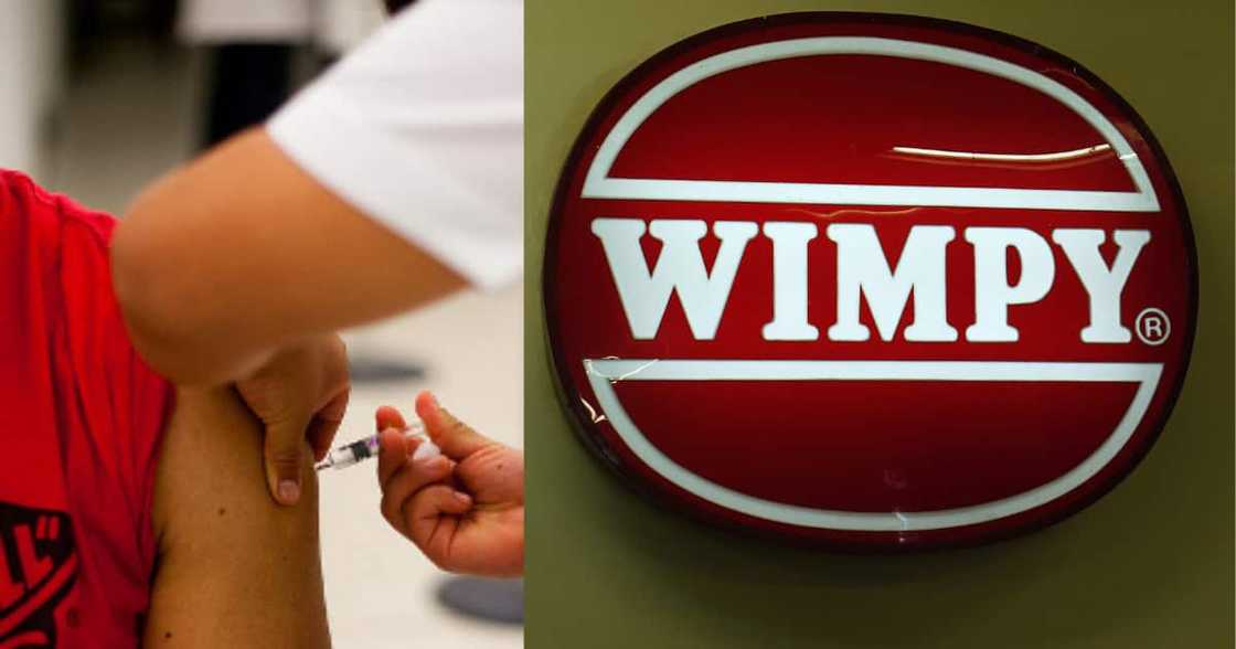 Wimpy, free coffee, proof of vaccination Wimpy, free coffee, proof of vaccination