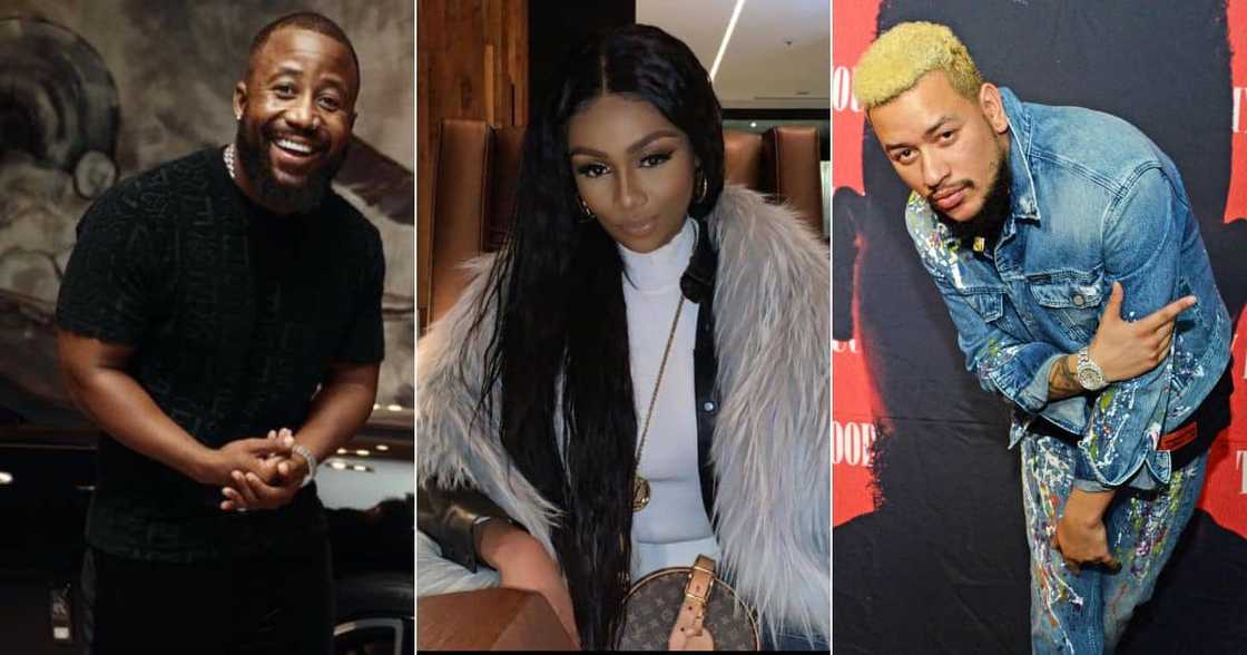 AKA, Cassper Nyovest, Bonang Matheba AKA, Cassper Nyovest, Bonang Matheba