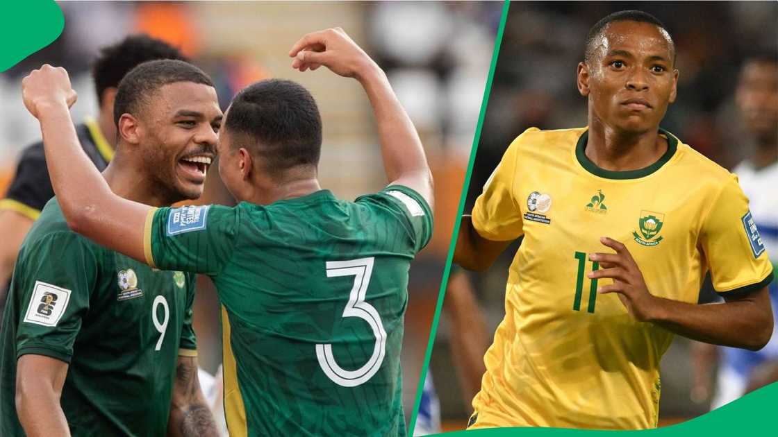 Lyle Foster and Relebohile Mofokeng both scored for Bafana during the March World Cup qualifiers. Lyle Foster and Relebohile Mofokeng both scored for Bafana during the March World Cup qualifiers.