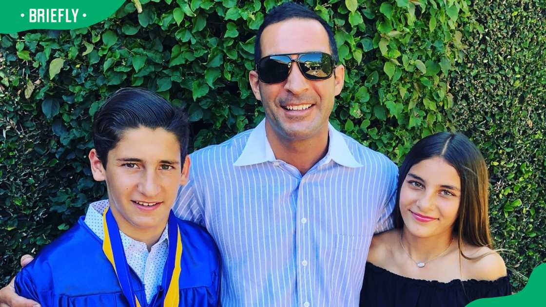 Ryan Boyajian and his son Cole and daughter Tyler Ryan Boyajian and his son Cole and daughter Tyler