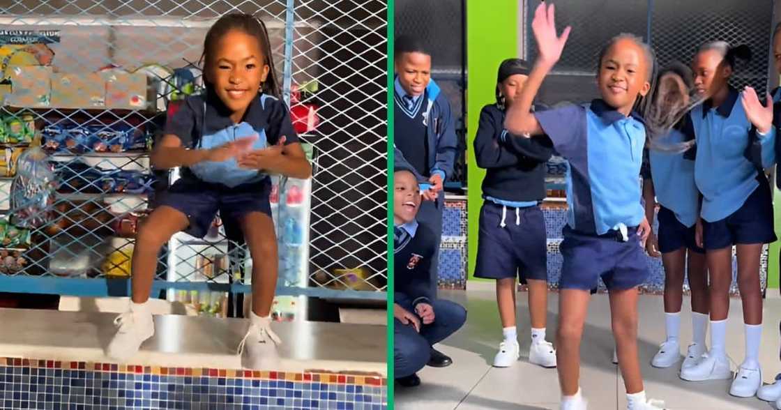 A young girl's dance TikTok video had Mzansi talking. A young girl's dance TikTok video had Mzansi talking.