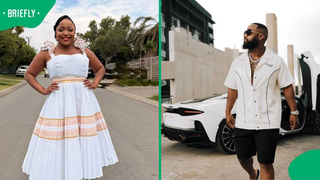 TV star Karabo Ntshweng reacted to Cassper Nyovest.