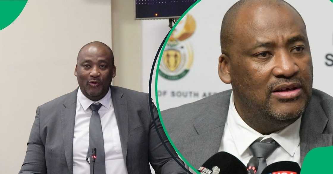 Gayton McKenzie defended "Die Stem" during a debate in Parliament Gayton McKenzie defended "Die Stem" during a debate in Parliament