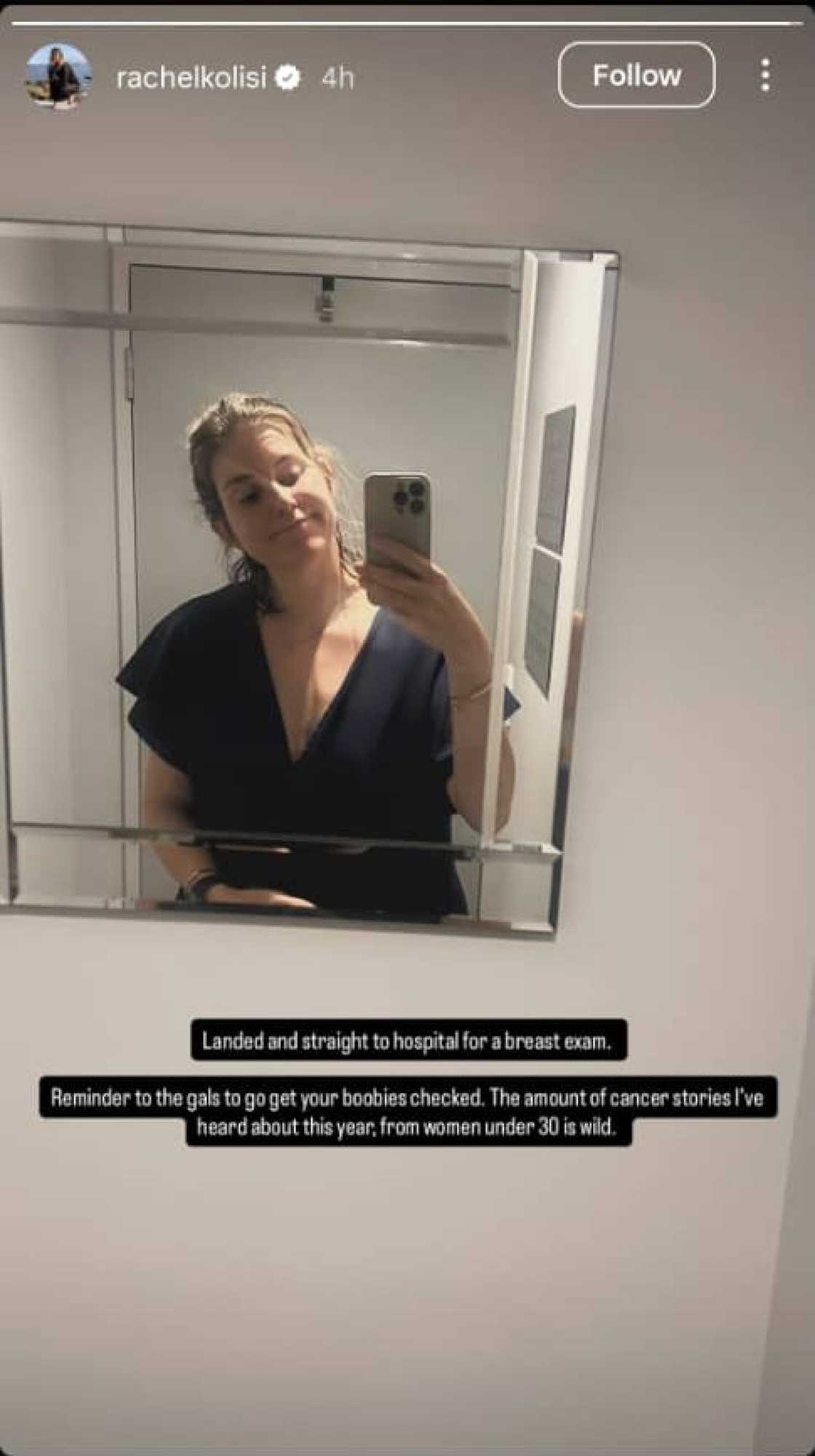 Rachel Kolisi goes straight to hospital after landing from France