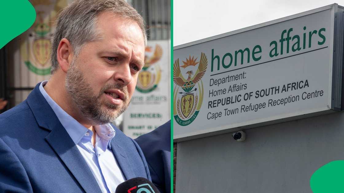 Home affairs minister Leon Schreiber said the department cleared its ID application backlog Home affairs minister Leon Schreiber said the department cleared its ID application backlog