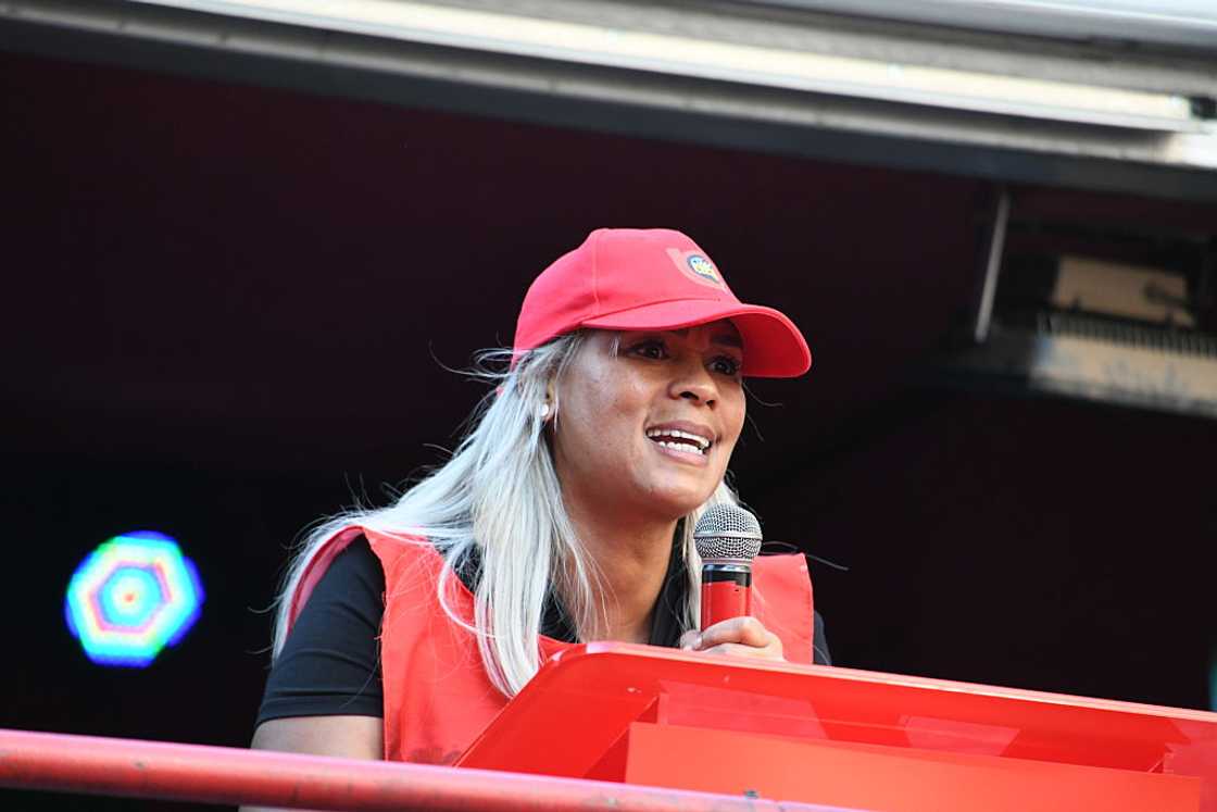 Lee-Ann Mathys spoke against an ANC recommendation in Parliment Lee-Ann Mathys spoke against an ANC recommendation in Parliment