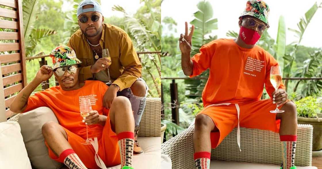 Somizi's pic with Vusi on Instagram gets a whole lot of attention Somizi's pic with Vusi on Instagram gets a whole lot of attention