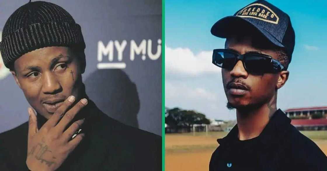 Emtee denied being a washed-up rapper.