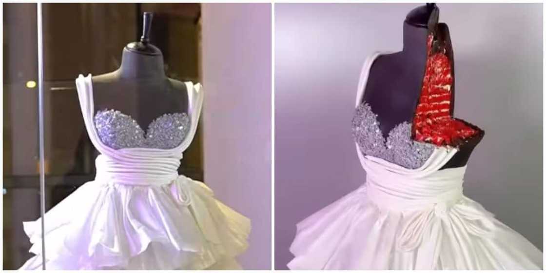 Photos of the cake dress. Photos of the cake dress.