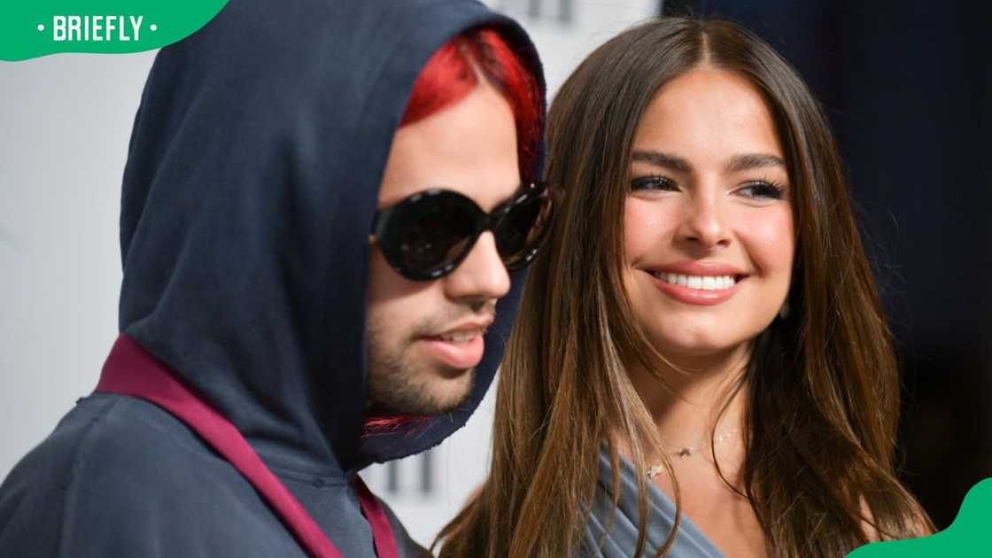 Addison Rae and Omer Fedi at the 70th BMI Pop Awards in 2022 Addison Rae and Omer Fedi at the 70th BMI Pop Awards in 2022
