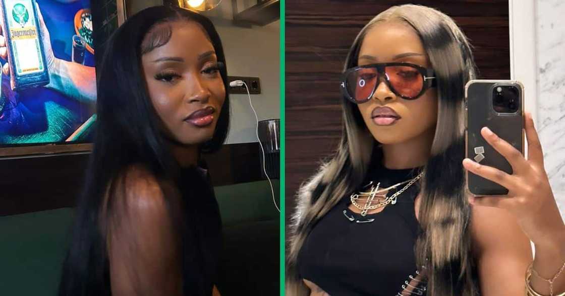 Uncle Waffels debuted her new rainbow-coloured wig Uncle Waffels debuted her new rainbow-coloured wig