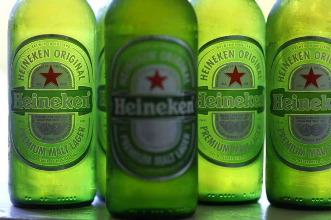 Less Heineken was sold last year