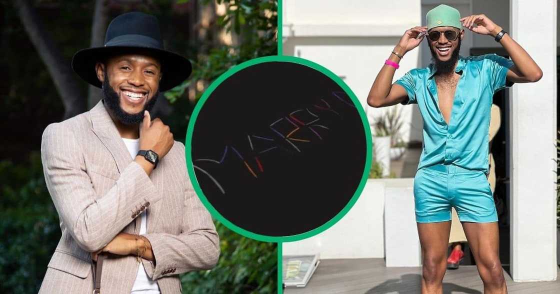 Mohale Motaung sparked engagement rumours Mohale Motaung sparked engagement rumours