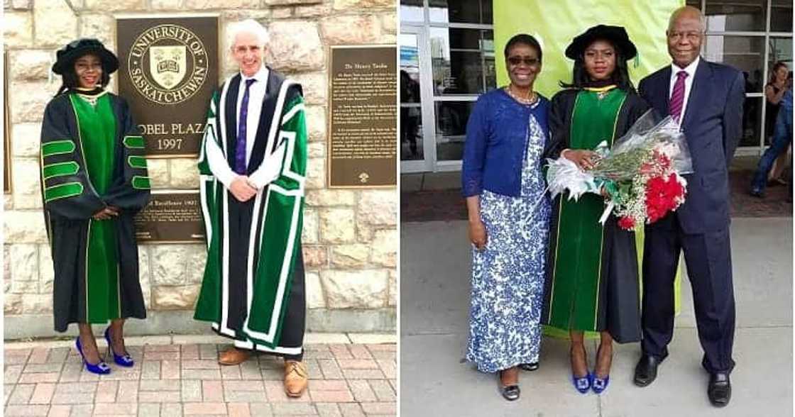 Lady breaks record in Canada, first black person, PhD