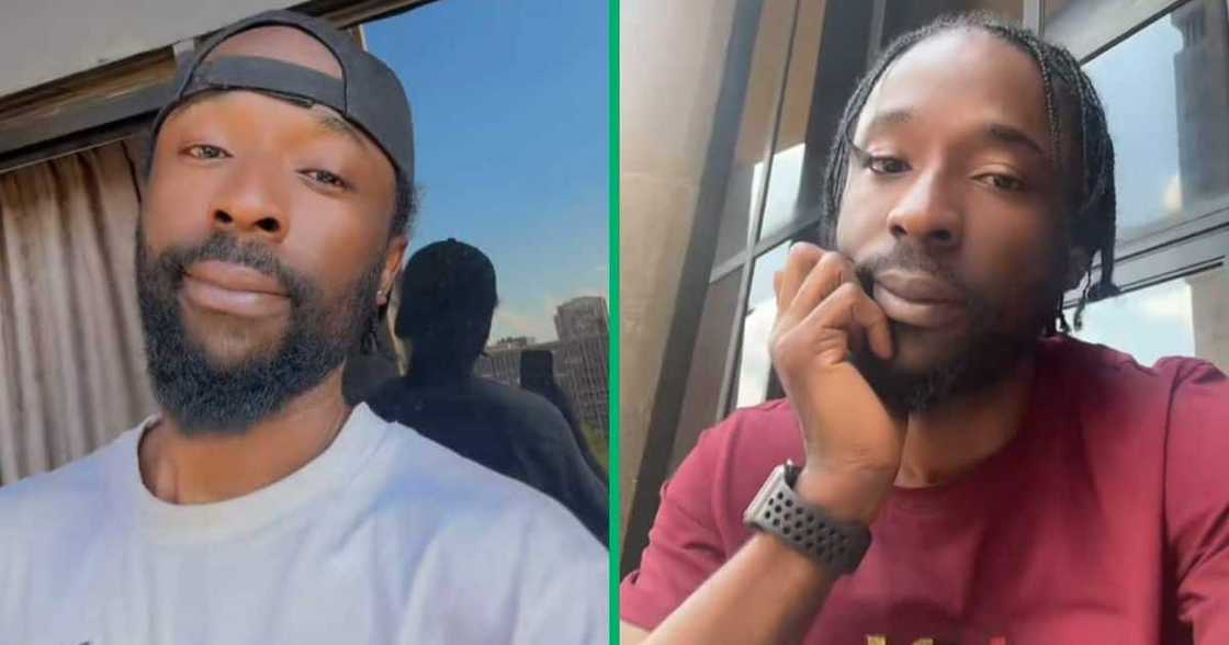 A TikTok video shows a man heartbroken over his child's DNA results.