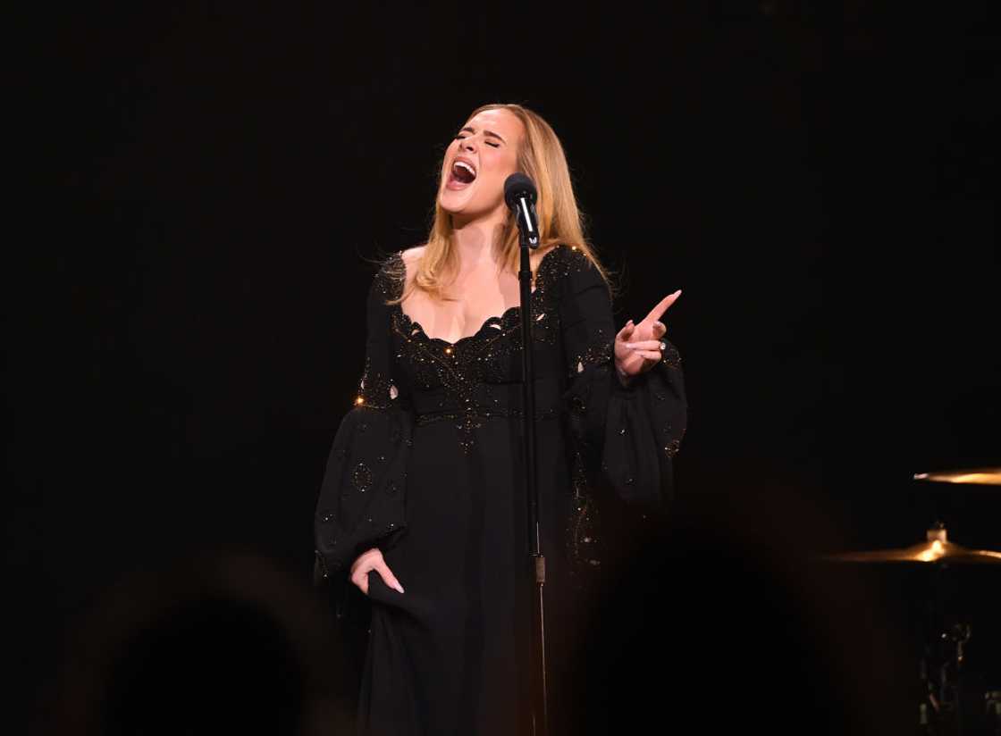 Adele performs during her final Las Vegas residency show "Weekends with Adele" on November 23, 2024 Adele performs during her final Las Vegas residency show "Weekends with Adele" on November 23, 2024
