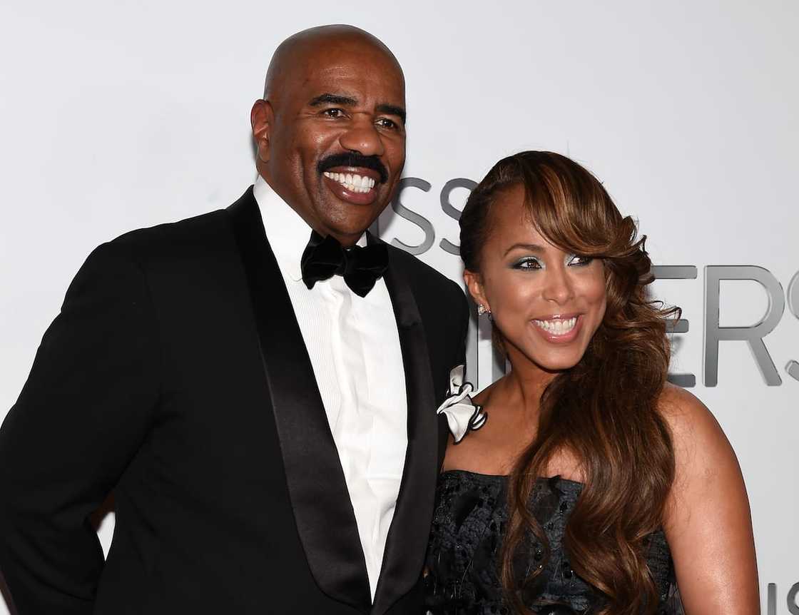 Steve Harvey and Marjorie Steve Harvey and Marjorie