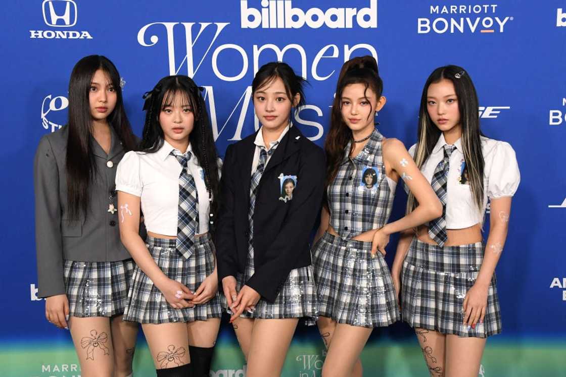 Hyein, Hanni Pham, Minji, Danielle Marsh and Haerin of NewJeans Hyein, Hanni Pham, Minji, Danielle Marsh and Haerin of NewJeans