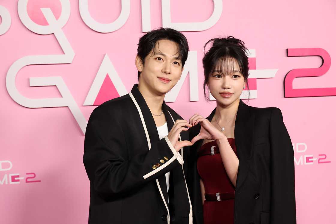 Yim Si-wan and Jo Yu-ri at Squid Game 2 LA premiere