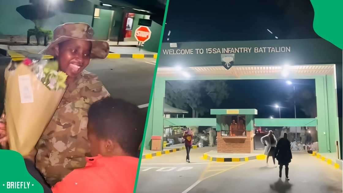 A SANDF soldier returns home from the Democratic Republic of Congo.