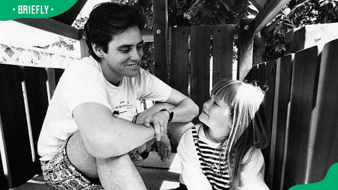 Jim Carrey with his daughter Jane