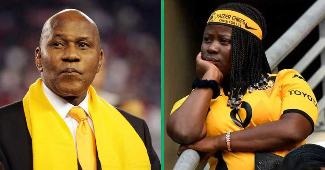 Kaizer Chiefs fans want the Motaung family to leave the club Kaizer Chiefs fans want the Motaung family to leave the club