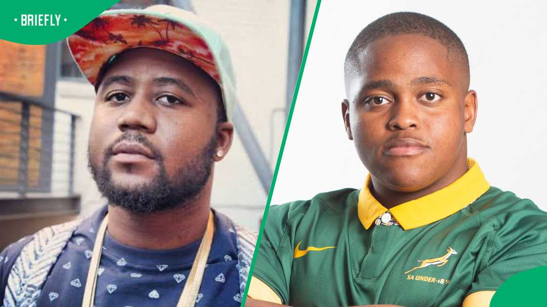 Cassper Nyovest and Luqobo Bibo