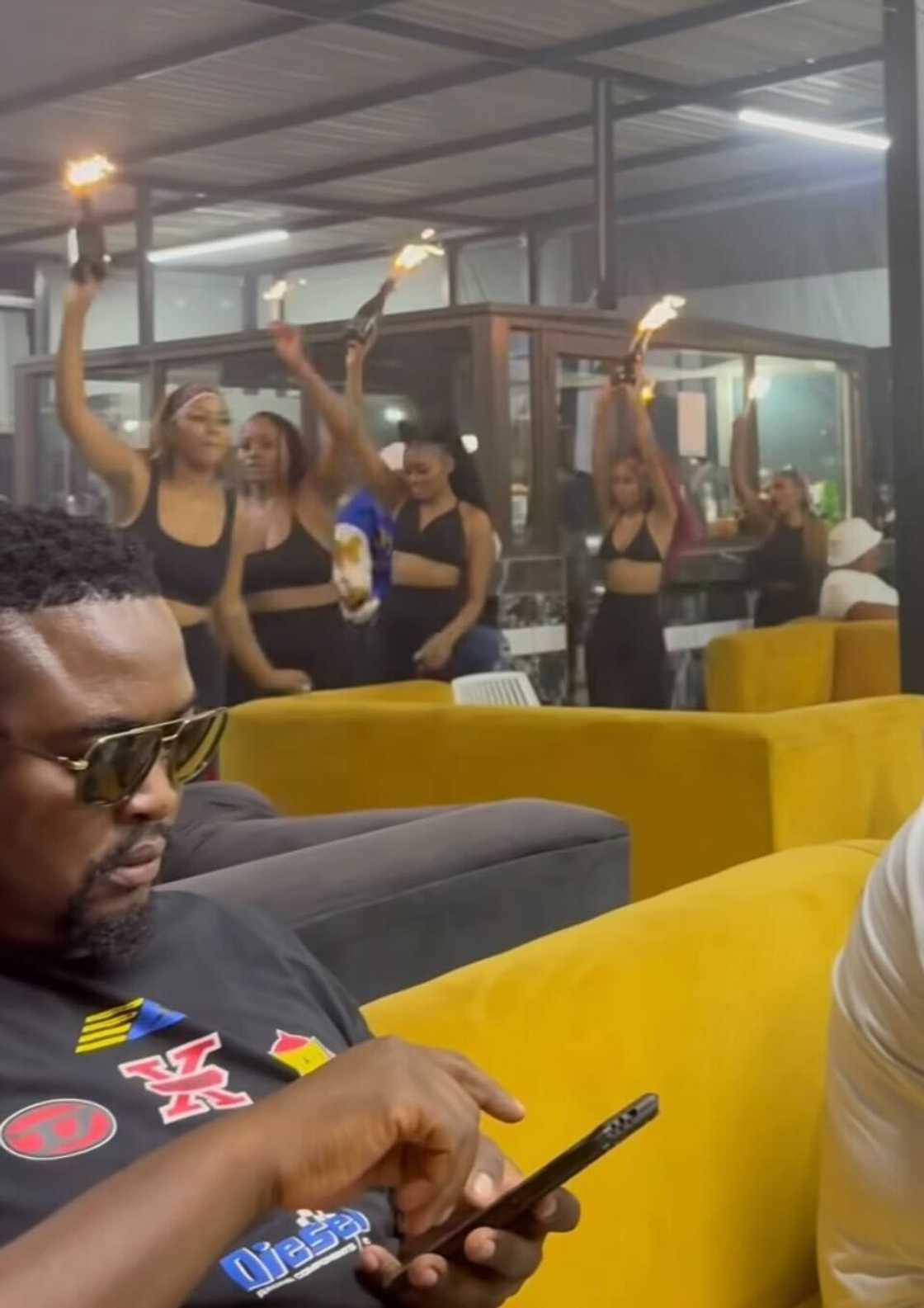 A group of bottle ladies were ignored by the men, which sparked a buzz on social media. A group of bottle ladies were ignored by the men, which sparked a buzz on social media.