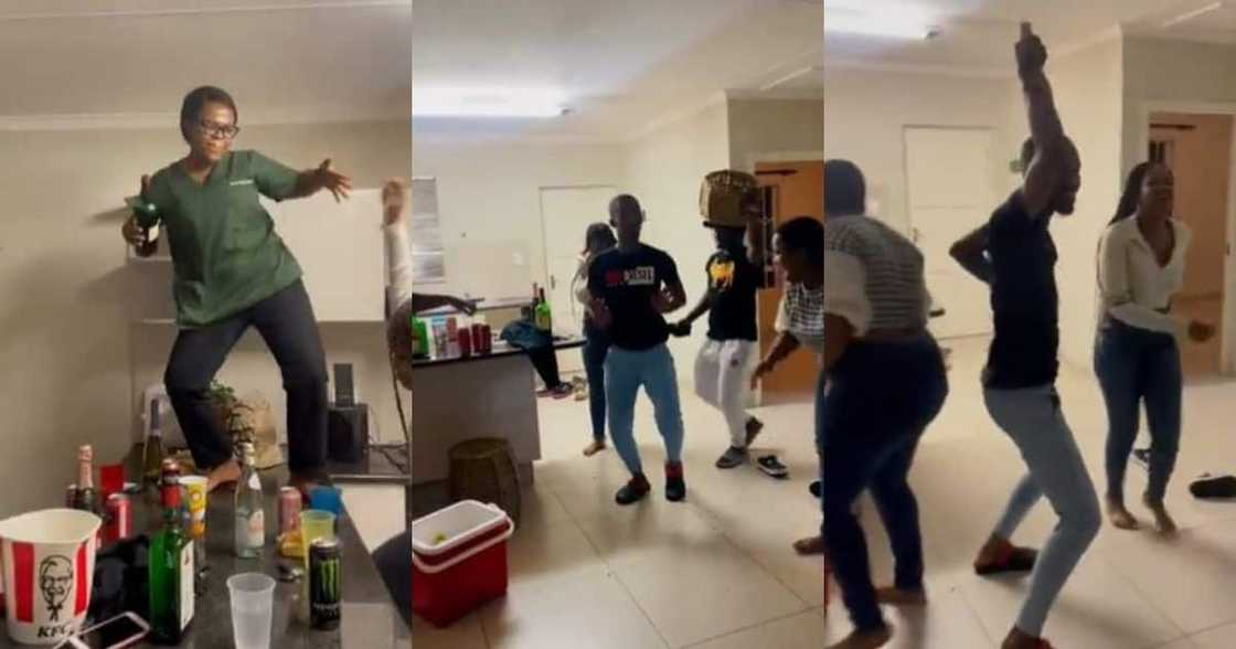Friends dancing, new home, homeowner, viral video, Khula, Bello no Gallo, trending, South Africa, Mzansi reacts Friends dancing, new home, homeowner, viral video, Khula, Bello no Gallo, trending, South Africa, Mzansi reacts