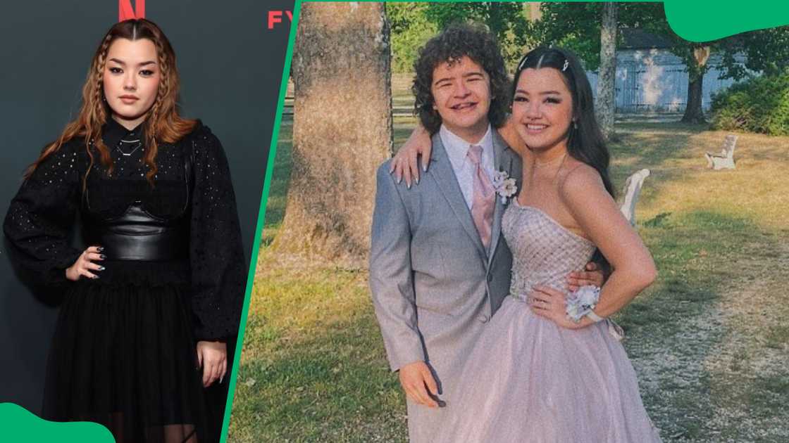 Elizabeth Yu and Gaten Matarazzo Elizabeth Yu and Gaten Matarazzo