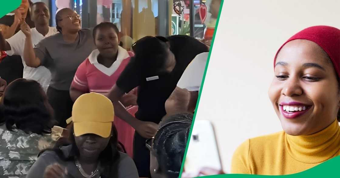 A video of Spur staff and customers in Johannesburg made rounds on social media. A video of Spur staff and customers in Johannesburg made rounds on social media.