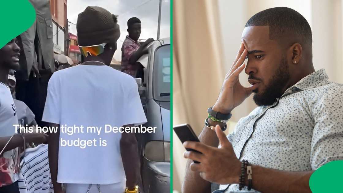 A man's jeans caused a stir online. A man's jeans caused a stir online.