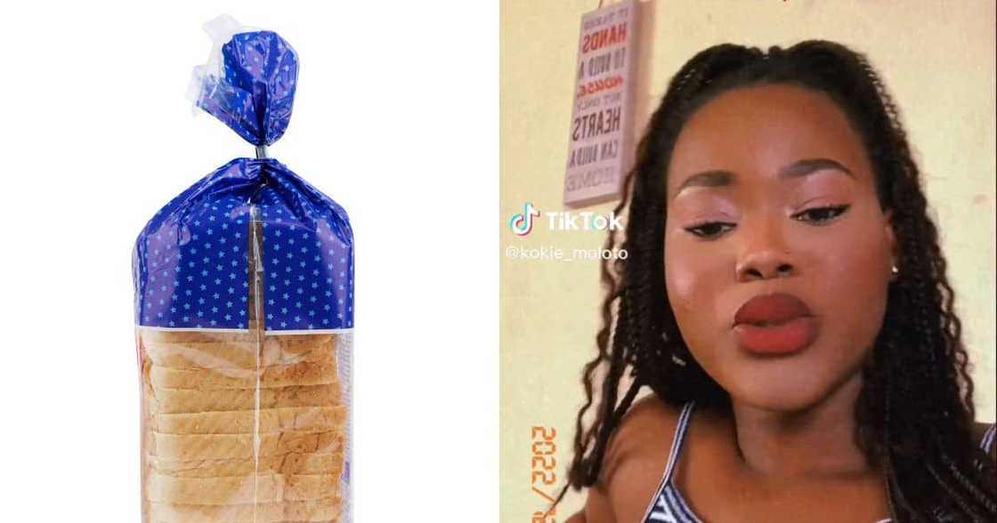 Woman buys strange loaf of Sasko bread Woman buys strange loaf of Sasko bread