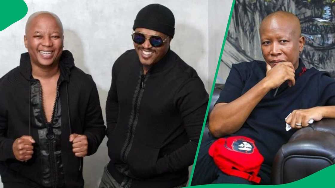 Julius Malema met up with Vetkuk and Mahoota. Julius Malema met up with Vetkuk and Mahoota.