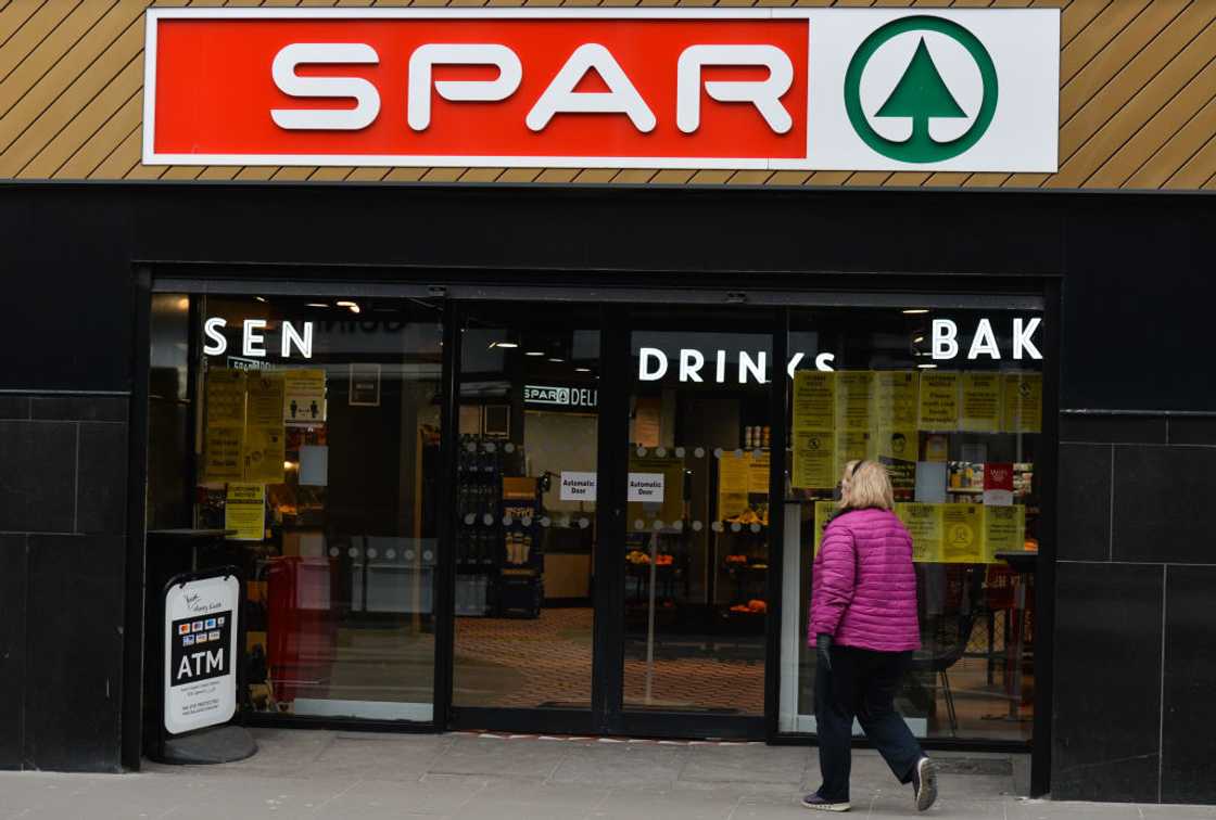 A Spar store had a refill station for cooking oil