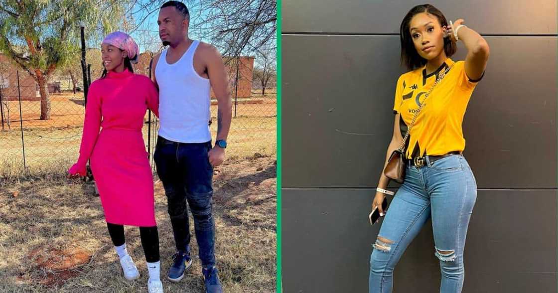 Itumeleng Khune and wife Itumeleng Khune and wife