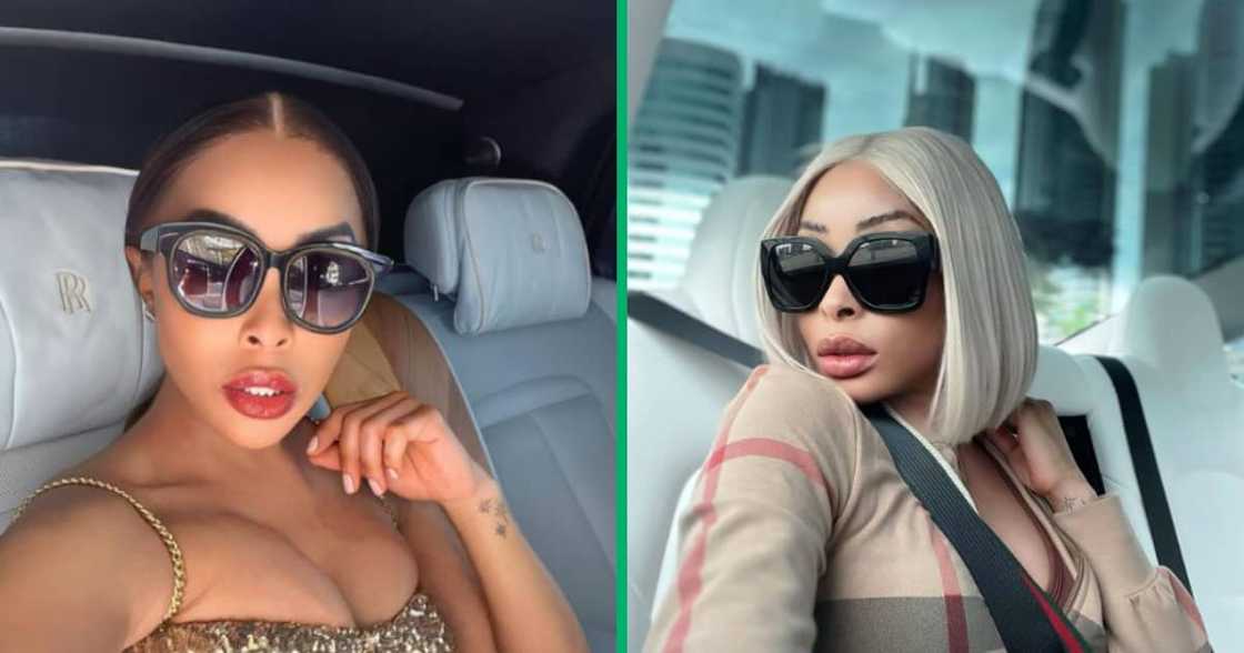 Netizens roasted Khanyi Mbau for bleaching her skin too much Netizens roasted Khanyi Mbau for bleaching her skin too much